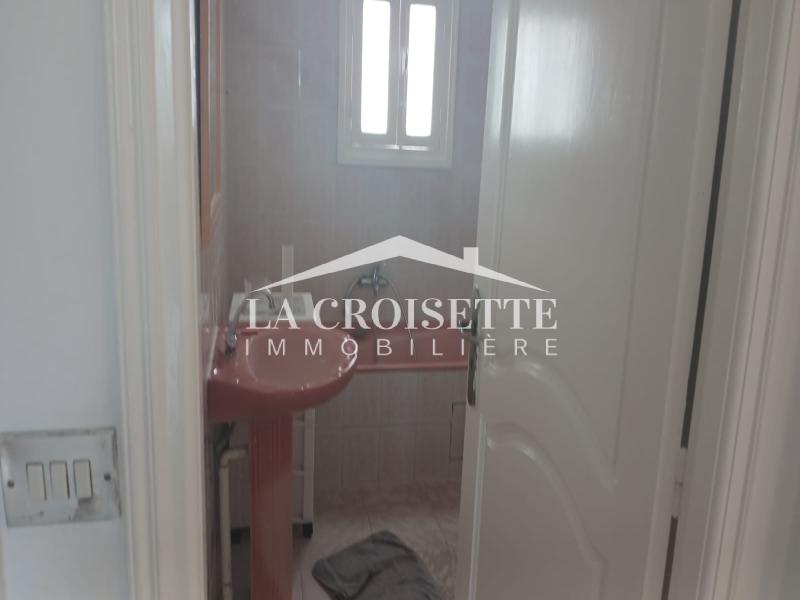 Rez-de-chaussée de villa S+2 meublé à La Marsa